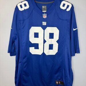 Men's Nike Damon Harrison 98 Royal New York Giants Game Jersey  Sz: XL Good preo